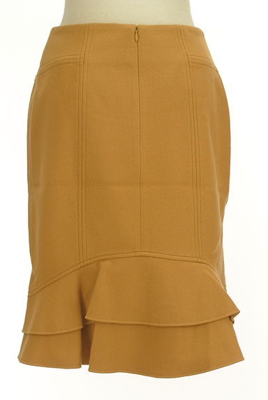NARA CAMICIE（ナラカミーチェ）の古着「裾フリル膝丈起毛タイトスカート（スカート）」大画像２へ