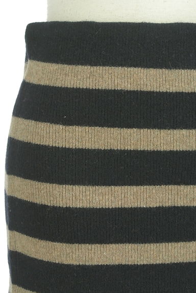 LA SUD（ラシュッド）の古着「膝丈ボーダーニットスカート（スカート）」大画像４へ