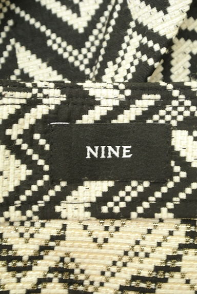 NINE（ナイン）の古着「ラメ糸混ヘリンボーン柄ミニスカート（ミニスカート）」大画像６へ