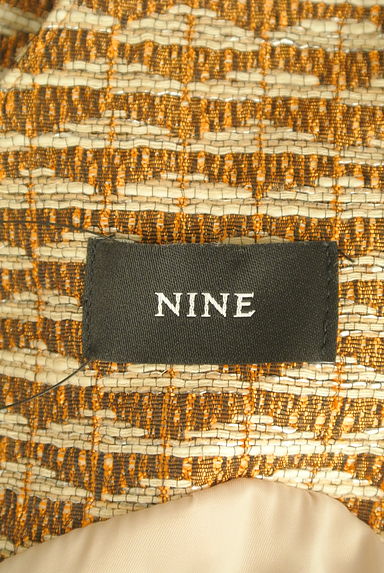 NINE（ナイン）の古着「サイドフリル光沢膝上ワンピース（キャミワンピース）」大画像６へ