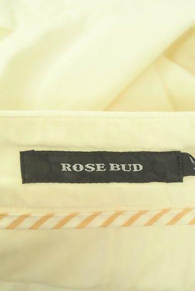 ROSE BUD（ローズバッド）の古着「ストレートホワイトパンツ（パンツ）」大画像６へ