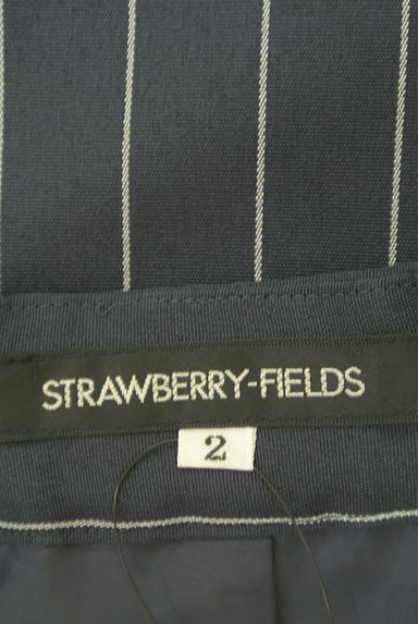 STRAWBERRY-FIELDS（ストロベリーフィールズ）の古着「膝下丈ストライプタイトスカート（ロングスカート・マキシスカート）」大画像６へ