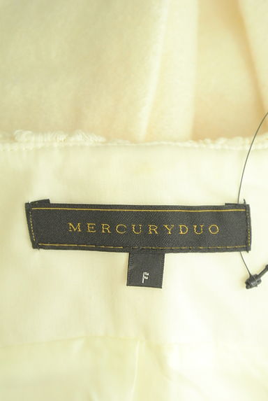 MERCURYDUO（マーキュリーデュオ）の古着「膝上丈レース起毛ワンピース（ワンピース・チュニック）」大画像６へ