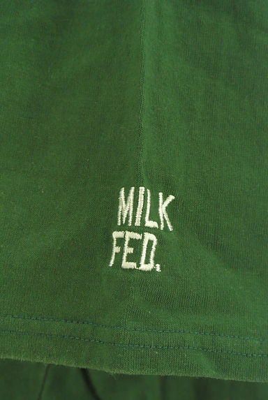 MILKFED.（ミルク フェド）の古着「ワンポイントロゴ刺繍カットソー（カットソー・プルオーバー）」大画像４へ