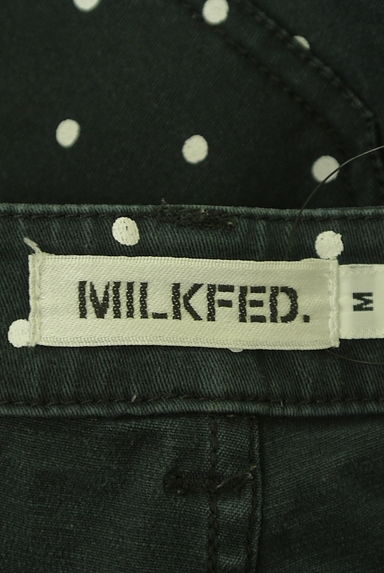MILKFED.（ミルク フェド）の古着「ドット＆クロス柄スキニーパンツ（デニムパンツ）」大画像６へ