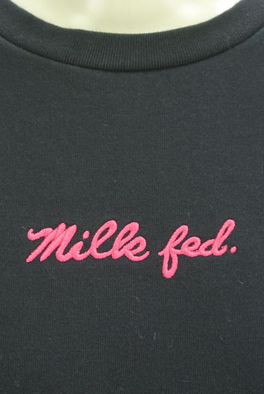 MILKFED.（ミルク フェド）の古着「ブランドロゴ刺繍入りスウェットトップス（スウェット・パーカー）」大画像４へ