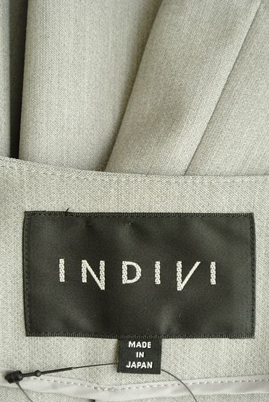 INDIVI（インディヴィ）の古着「ノーカラーロングジャケット（ジャケット）」大画像６へ
