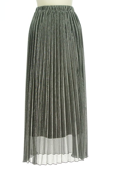 JEANASiS（ジーナシス）の古着「ラメ糸混プリーツロングスカート（ロングスカート・マキシスカート）」大画像１へ