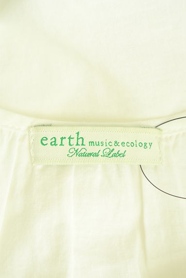 earth music&ecology（アースミュージック＆エコロジー）の古着「裾フラワー刺繍ポンチョ風プルオーバー（カットソー・プルオーバー）」大画像６へ