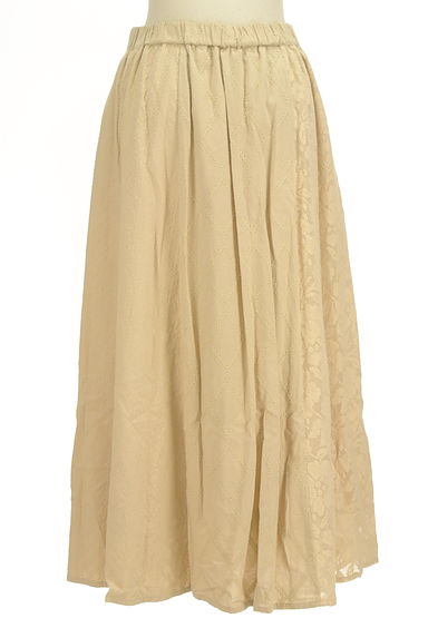 SM2（サマンサモスモス）の古着「刺繍×レース切替綿麻ロングスカート（ロングスカート・マキシスカート）」大画像２へ