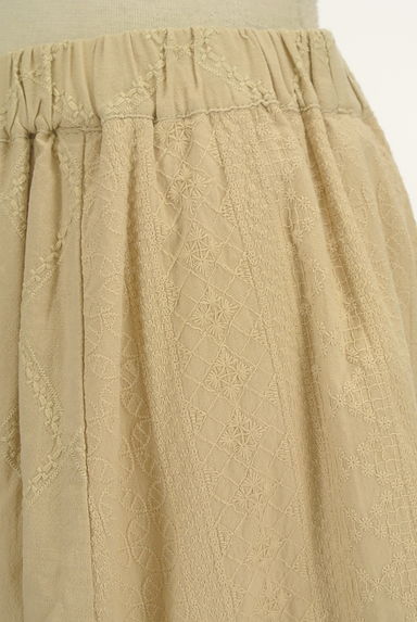 SM2（サマンサモスモス）の古着「刺繍×レース切替綿麻ロングスカート（ロングスカート・マキシスカート）」大画像４へ