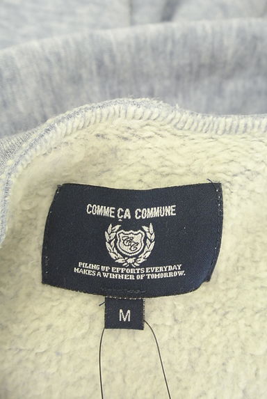 COMME CA COMMUNE（コムサコミューン）の古着「裏ボアスウェットパーカー（スウェット・パーカー）」大画像６へ