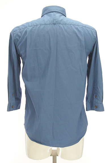 COMME CA COMMUNE（コムサコミューン）の古着「七分袖フロントチェックシャツ（カジュアルシャツ）」大画像２へ