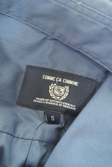 COMME CA COMMUNE（コムサコミューン）の古着「七分袖フロントチェックシャツ（カジュアルシャツ）」大画像６へ