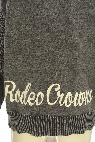 RODEO CROWNS（ロデオクラウン）の古着「ロゴ刺繍入りバックスウェット切替ニットトップス（ニット）」大画像５へ