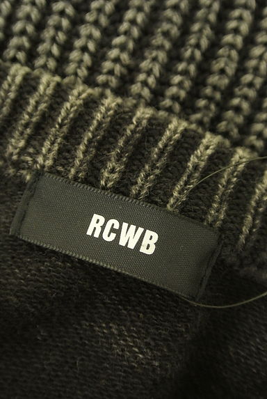 RODEO CROWNS（ロデオクラウン）の古着「ロゴ刺繍入りバックスウェット切替ニットトップス（ニット）」大画像６へ