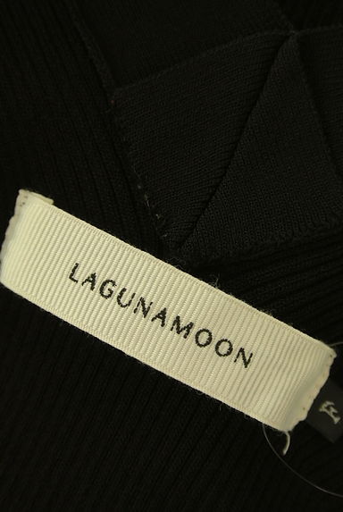 LagunaMoon（ラグナムーン）の古着「カッティングフレンチスリーブリブニット（ニット）」大画像６へ