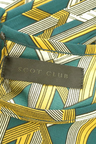 SCOT CLUB（スコットクラブ）の古着「ベルト付きオープンショルダーロングワンピース（ワンピース・チュニック）」大画像６へ
