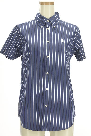 Ralph Lauren（ラルフローレン）の古着「ワンポイントストライプシャツ（カジュアルシャツ）」大画像１へ