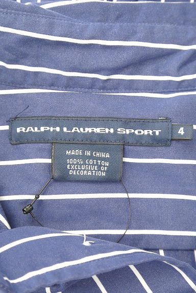 Ralph Lauren（ラルフローレン）の古着「ワンポイントストライプシャツ（カジュアルシャツ）」大画像６へ