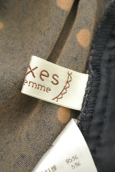 axes femme（アクシーズファム）の古着「サスペンダー付きドットテーパードパンツ（パンツ）」大画像６へ