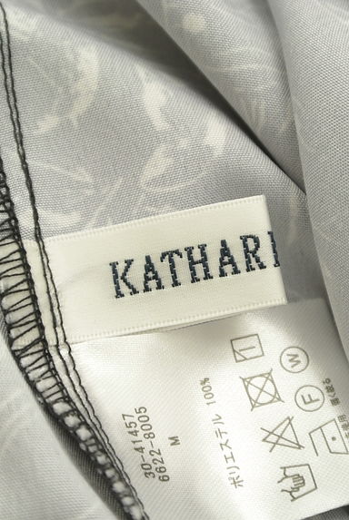 KATHARINE ROSS（キャサリンロス）の古着「ボタニカル柄ワイドパンツ（パンツ）」大画像６へ
