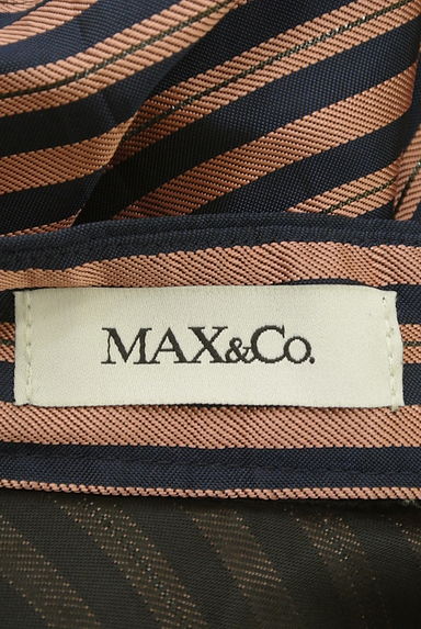 MAX&Co.（マックス＆コー）の古着「斜めストライプ艶ロングスカート（ロングスカート・マキシスカート）」大画像６へ