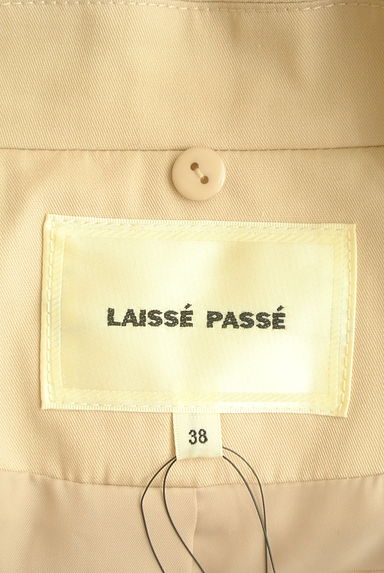 LAISSE PASSE（レッセパッセ）の古着「フラワー刺繍付け襟ロングコート（コート）」大画像６へ