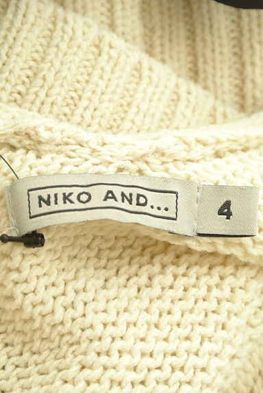 niko and...（ニコ アンド）の古着「バックリボンドロップショルダーニット（ニット）」大画像６へ