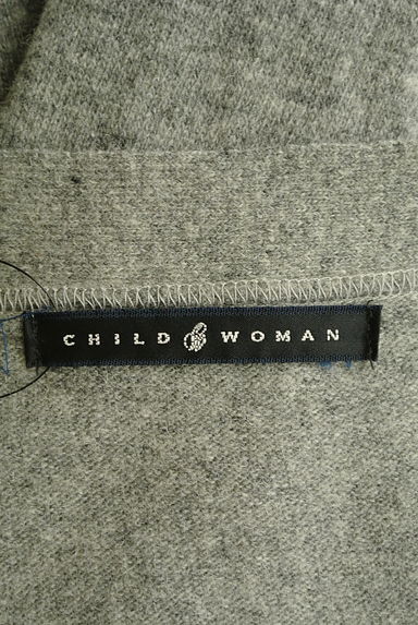 CHILD WOMAN（チャイルドウーマン）の古着「ダブルライン袖ロングニットカーディガン（カーディガン・ボレロ）」大画像６へ