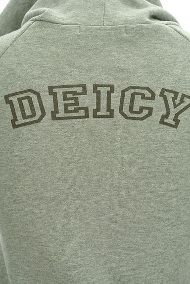 DEICY（デイシー）の古着「バックロゴジップアップスウェットパーカー（スウェット・パーカー）」大画像５へ