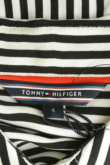 TOMMY HILFIGER（トミーヒルフィガー）の古着「ロールアップ袖ストライプブラウス（ブラウス）」大画像６へ