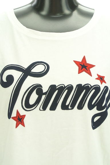 TOMMY HILFIGER（トミーヒルフィガー）の古着「フロッキーロゴTシャツ（Ｔシャツ）」大画像４へ