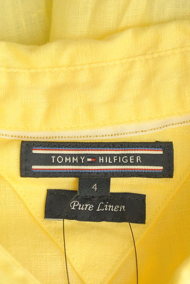 TOMMY HILFIGER（トミーヒルフィガー）の古着「フレンチスリーブバックタックリネンシャツ（カジュアルシャツ）」大画像６へ
