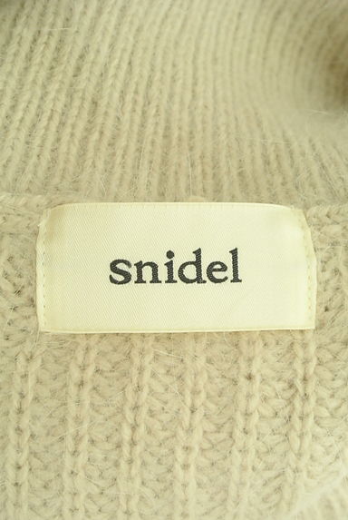 Snidel（スナイデル）の古着「チュール切替ボリューム袖ニットミニワンピース（ニット）」大画像６へ