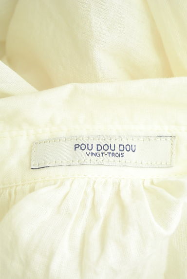 POU DOU DOU（プードゥドゥ）の古着「七分袖ロングシアーシャツ（ブラウス）」大画像６へ
