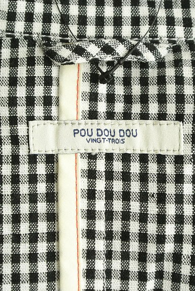 POU DOU DOU（プードゥドゥ）の古着「ギンガムチェック柄コットンリネンジャケット（ジャケット）」大画像６へ