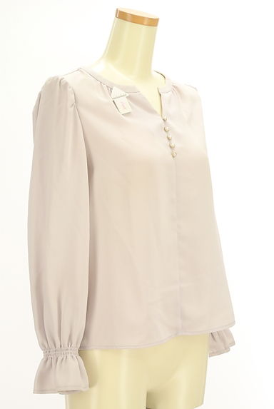 PROPORTION BODY DRESSING（プロポーションボディ ドレッシング）の古着「パール付きキャンディスリーブカットソー（カットソー・プルオーバー）」大画像４へ