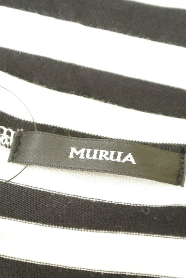 MURUA（ムルーア）の古着「VネックボーダーTシャツ（Ｔシャツ）」大画像６へ