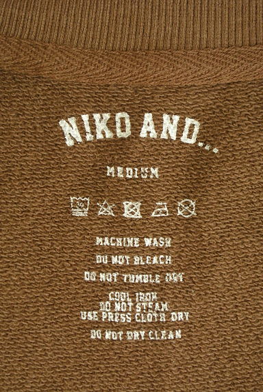 niko and...（ニコ アンド）の古着「ヴィンテージ風ロゴスウェットトップス（スウェット・パーカー）」大画像６へ