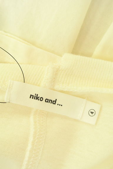 niko and...（ニコ アンド）の古着「アシメ切替ロゴプリントTシャツ（Ｔシャツ）」大画像６へ