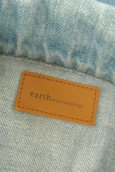 earth music&ecology（アースミュージック＆エコロジー）の古着「デニムジャケット（ブルゾン・スタジャン）」大画像６へ