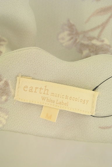 earth music&ecology（アースミュージック＆エコロジー）の古着「花柄スカラップ膝丈ワンピース（ワンピース・チュニック）」大画像６へ