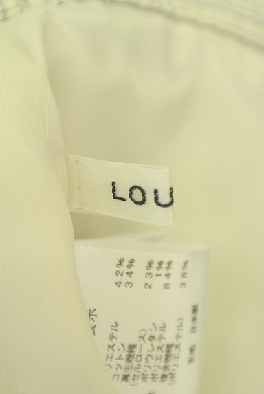 LOUNIE（ルーニィ）の古着「チェック織セミワイドパンツ（パンツ）」大画像６へ