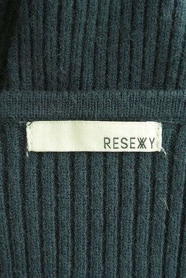 RESEXXY（リゼクシー）の古着「パフスリーブリブニットワンピース（ワンピース・チュニック）」大画像６へ