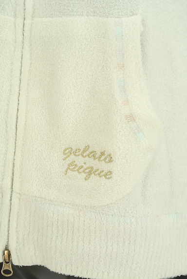 gelato pique（ジェラートピケ）の古着「ロゴ刺繍ジップアップパーカー（スウェット・パーカー）」大画像５へ