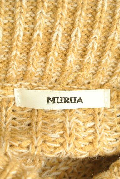 MURUA（ムルーア）の古着「タートルネック膝上ニットワンピース（ワンピース・チュニック）」大画像６へ