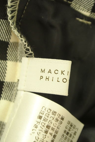 MACKINTOSH PHILOSOPHY（マッキントッシュ フィロソフィー）の古着「ギンガムチェック柄センタープレスセミワイドパンツ（パンツ）」大画像６へ
