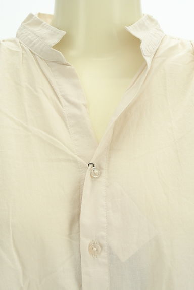 studio CLIP（スタディオクリップ）の古着「フリル５分袖スキッパーシャツ（カジュアルシャツ）」大画像４へ
