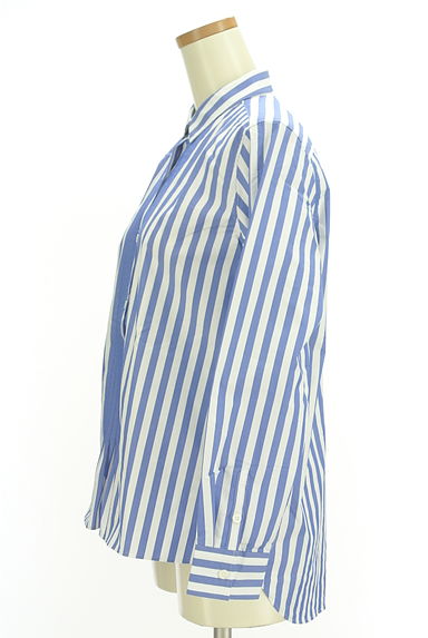 L'EQUIPE YOSHIE INABA（レキップヨシエイナバ）の古着「ピンタックストライプシャツ（カジュアルシャツ）」大画像３へ